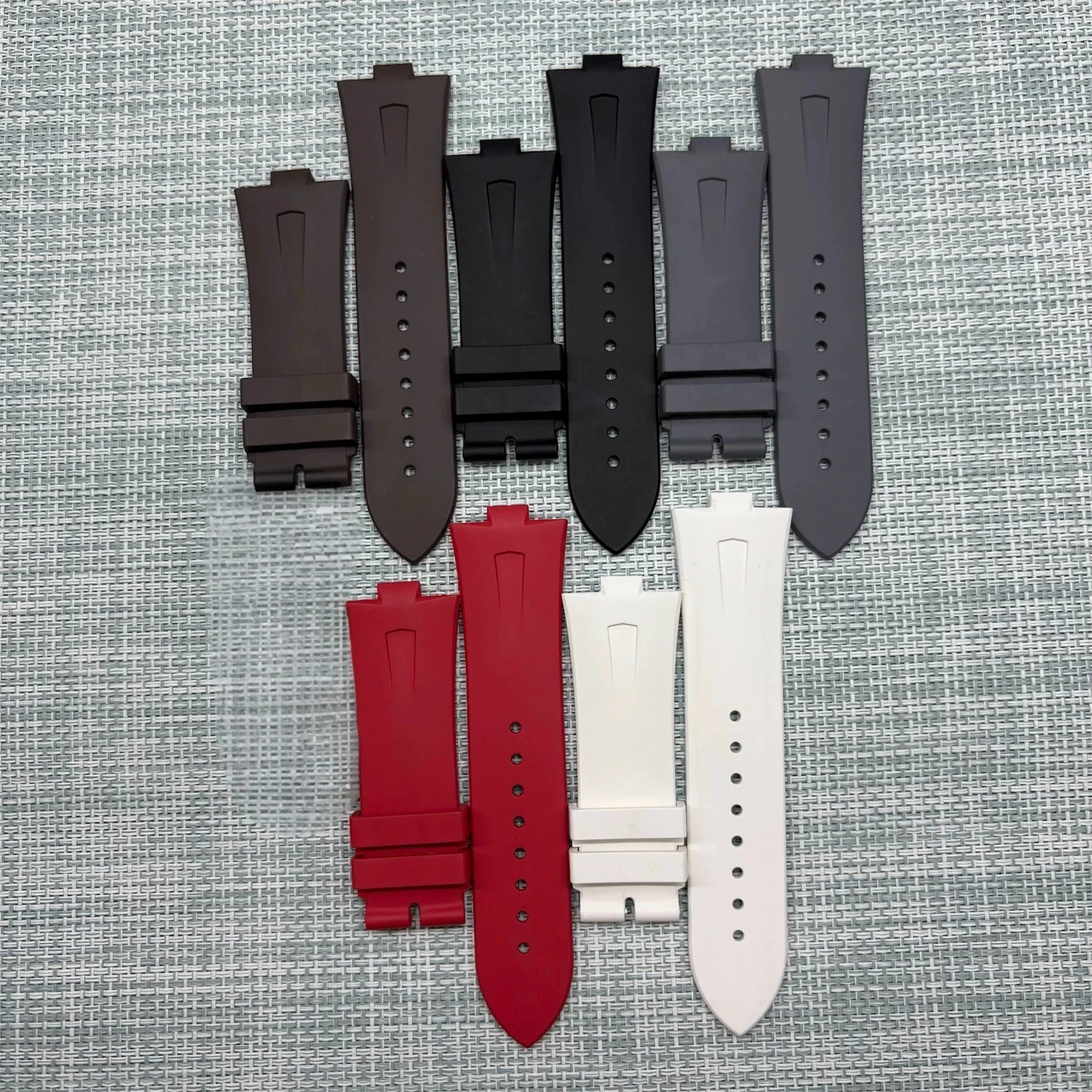 25mm Replacement Watch Band Rubber Strap Fits Vacheron Constantin Overseas 47040