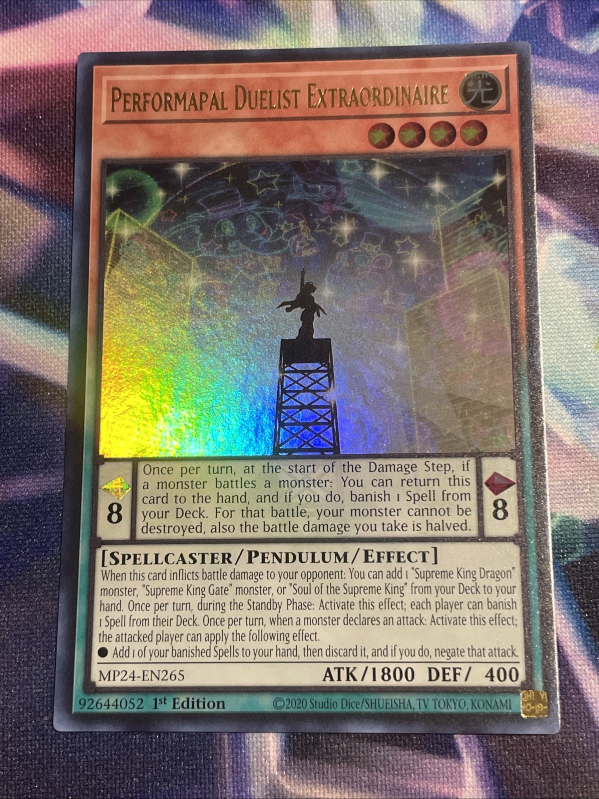 Yu-Gi-Oh! TCG Performapal Duelist Extraordinaire MP24-EN265 Ultra Rare NM/M