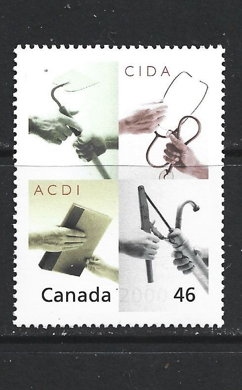 CANADA - 2000 HEARTS OF GOLD - CIDA - SCOTT 1824a - MNH