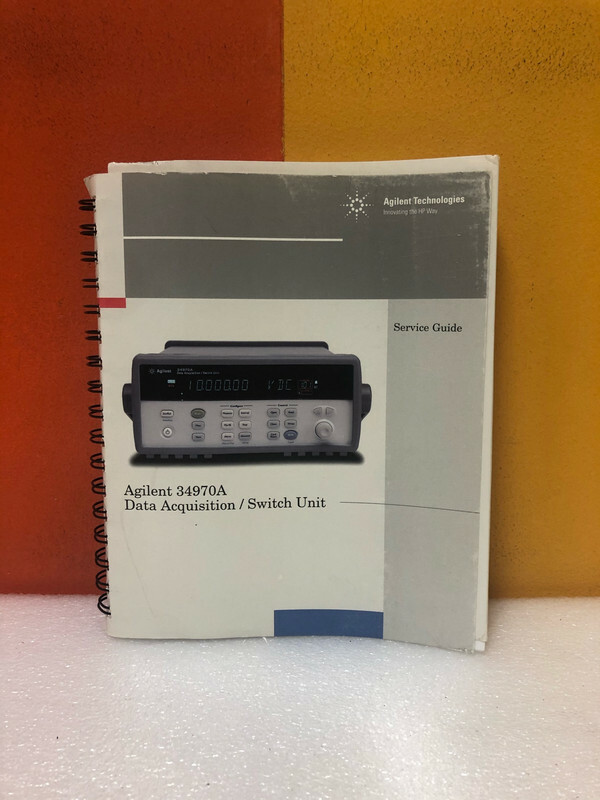 HP 34970A Data Acquisition/Switch Unit Service Guide