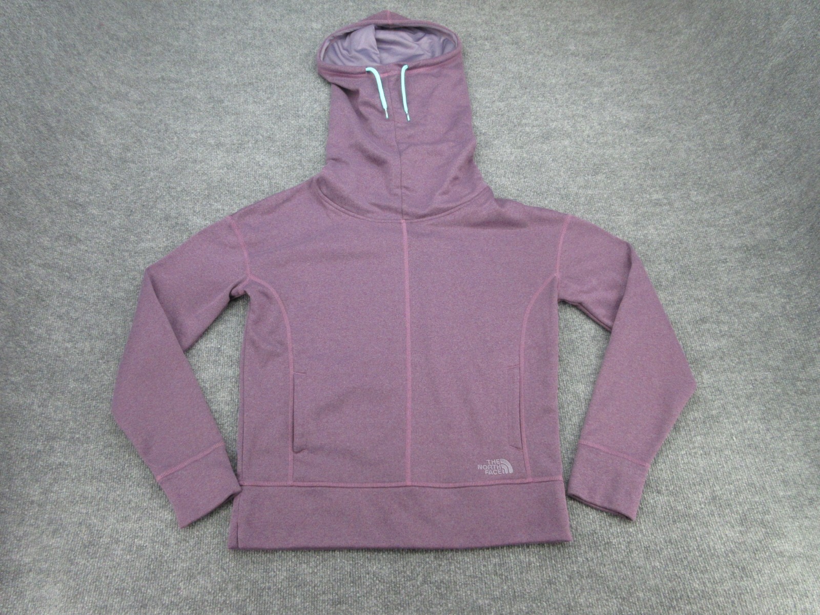 The North Face Sweater Womens Medium Purple Nomad Neck Hooded Pullover Adult M
