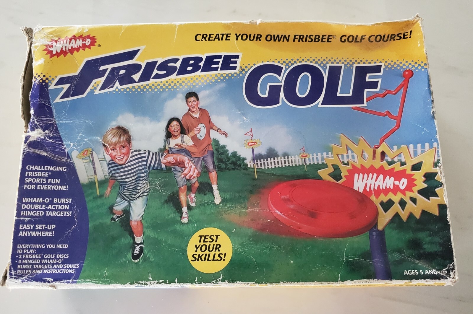 Wham-O FRISBEE GOLF - Vintage IN BOX - 1996 - Disc Golf Family Game
