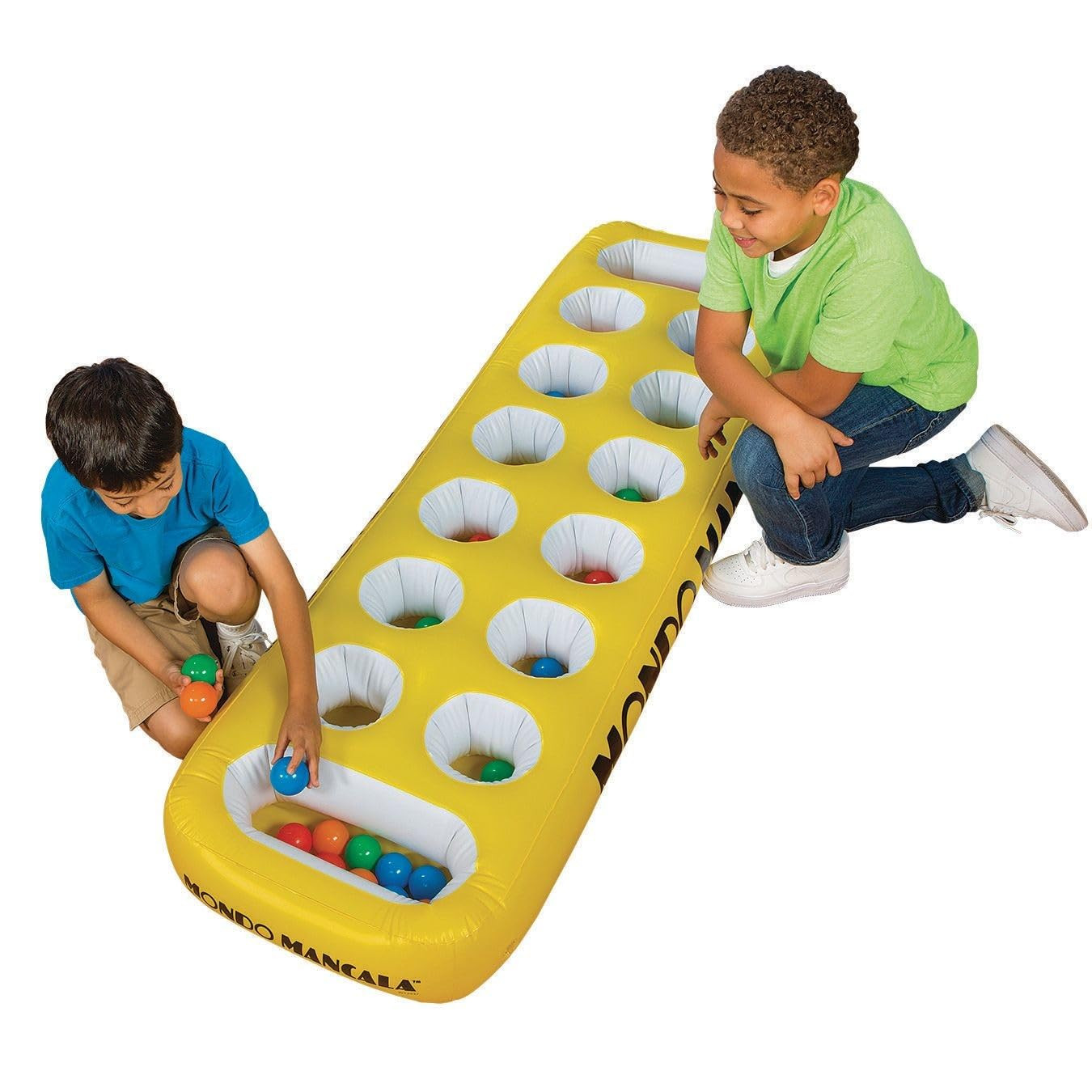 Giant Inflatable Mondo Mancala. Huge 72" X 21.4" X 6" High Inflatable Game Board