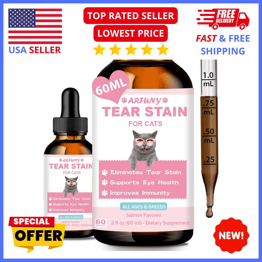 Cat Tear Stain Chews Salmon Flavor Eye Cleaning Immune Support Soft Treats