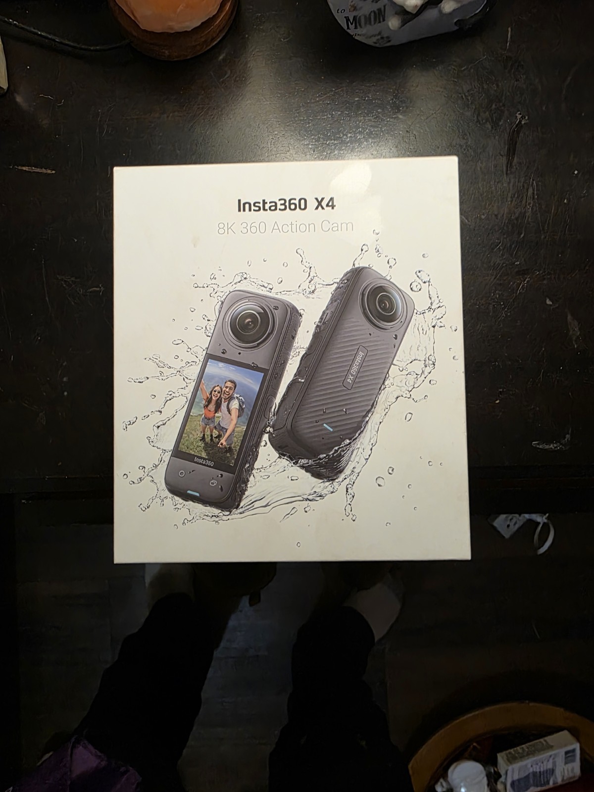 Insta360 4x 8k 360action Camera Box With Everything Except Camera And Charger.