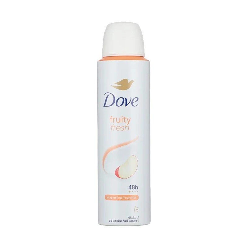 6x Dove Spray Deodorant Fruity Fresh Fresh Lot New Long Lasting 150ml