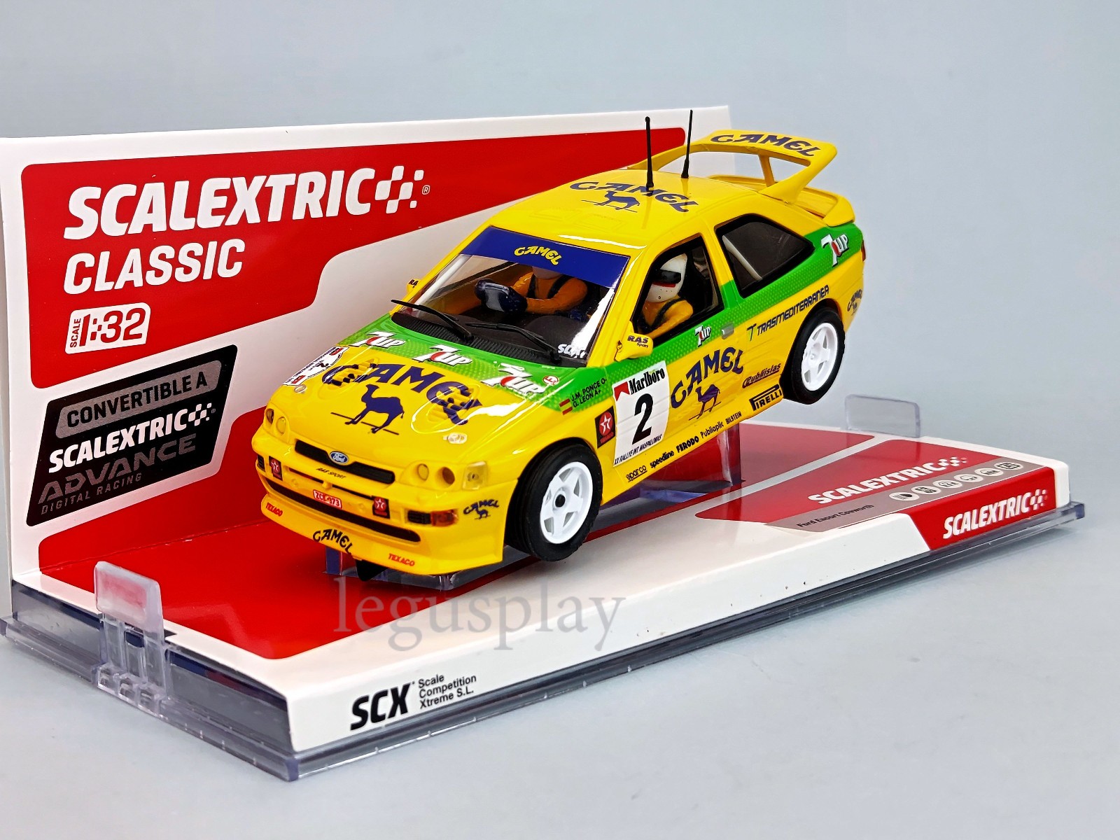 Slot Car Scalextric U10609S300 Ford Escort #2 J.M. Ponce Rally Maspalomas 1993