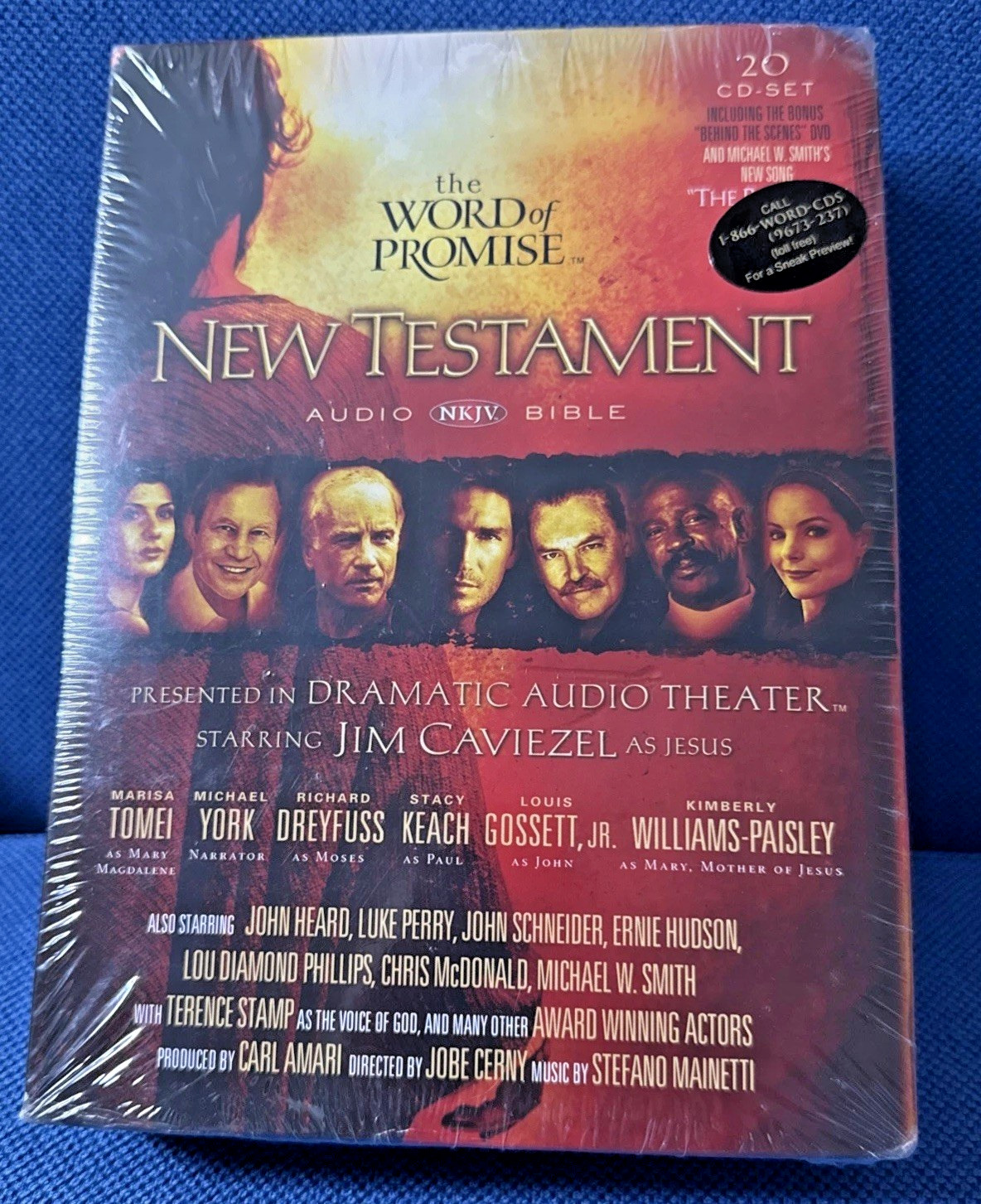 New Testament 20 CDs The Word of Promise  NKJV Audio Bible  ‘new Unopened”