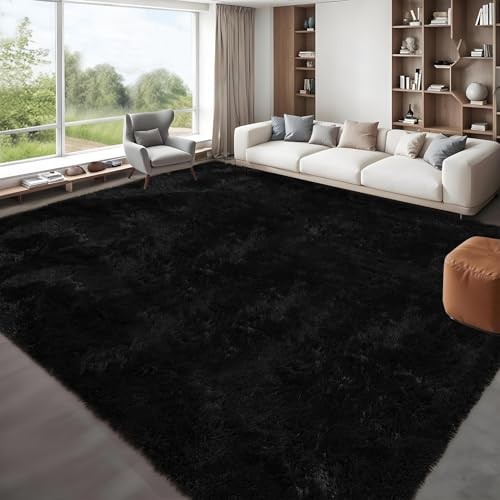  9x12 Fluffy Area Rug- Shag Area Rug for Living Room, Shaggy Large Indoor 