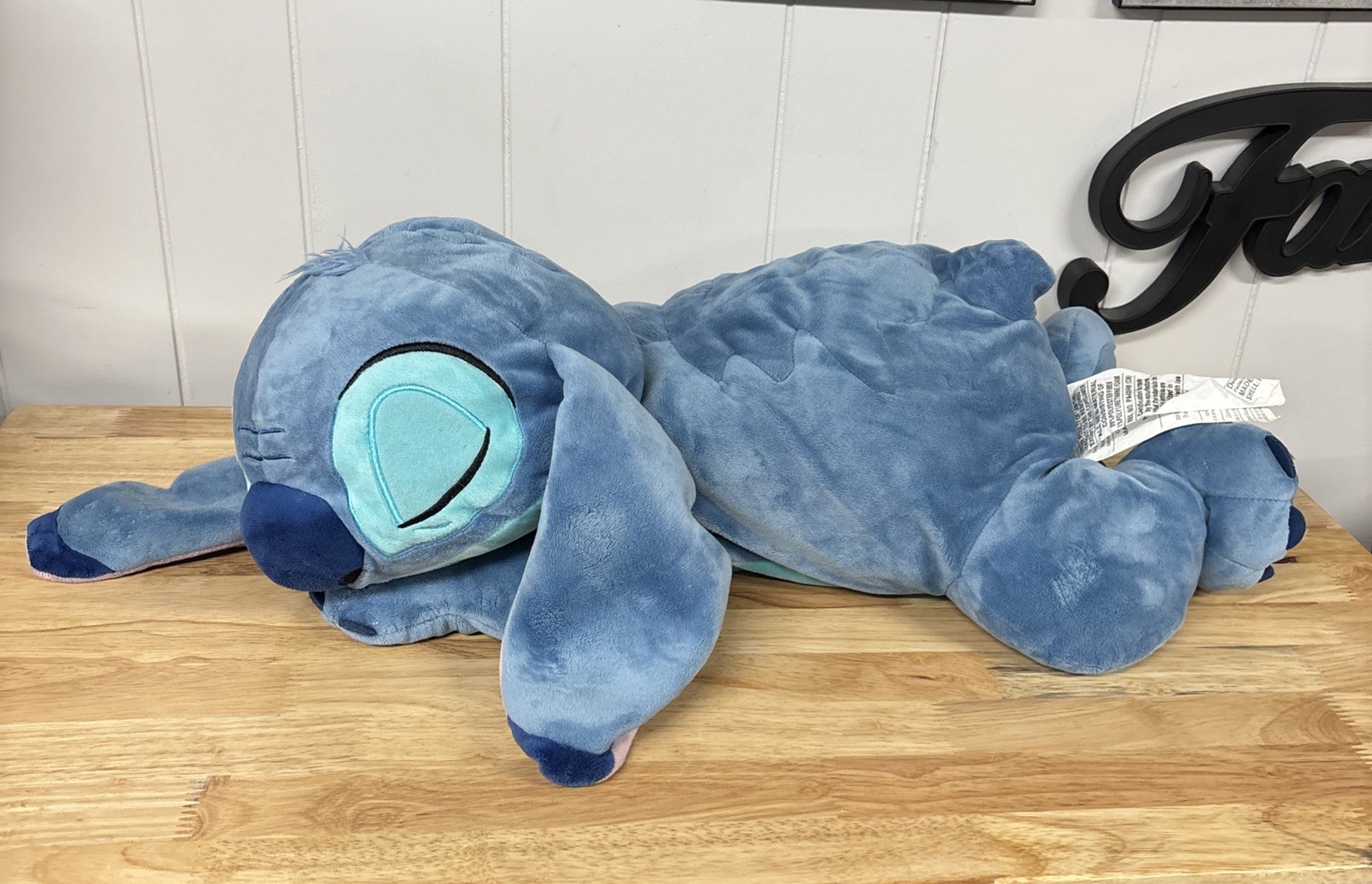 Disney OFFICIAL SLEEPING STITCH PLUSH TOY PILLOW 22"