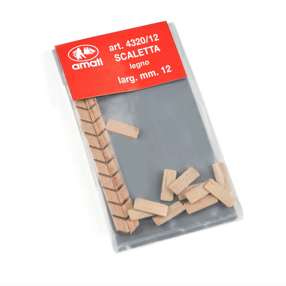 Amati AM4320-12 Wooden Ladder Width 12 mm Modeling