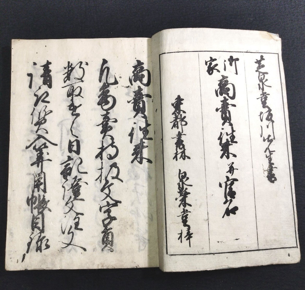 Antique Japanese Manuscript Oie Shobai Orai Kanmei Calligraphy 20 Leaves