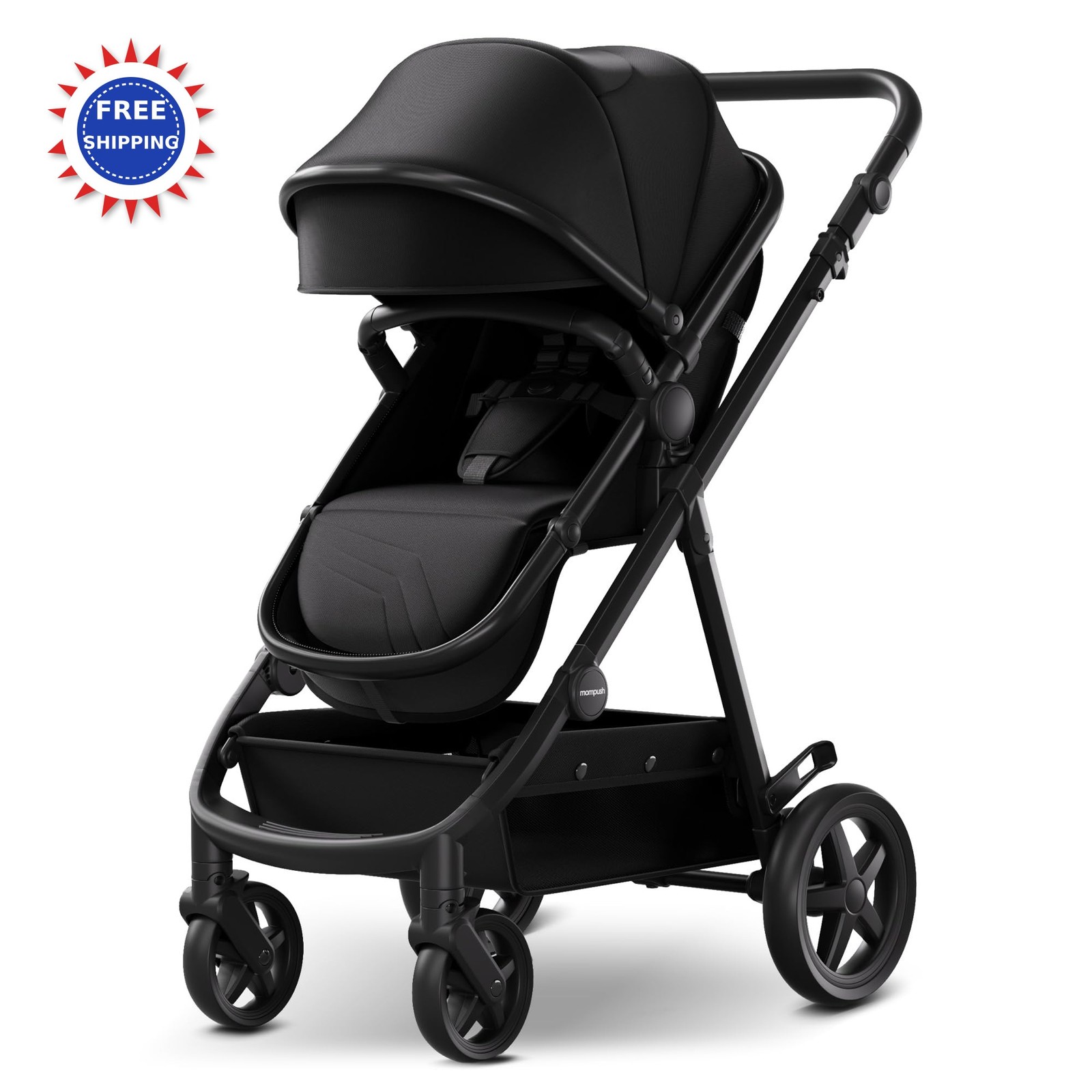 Stroller 2-in-1 Mompush Meteor2 Newborn Infant Car Seat Adapter Bassinet Baby