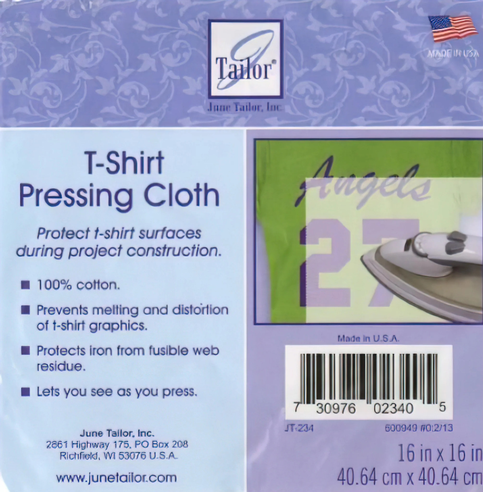 June Tailor T-Shirt Pressing Cloth