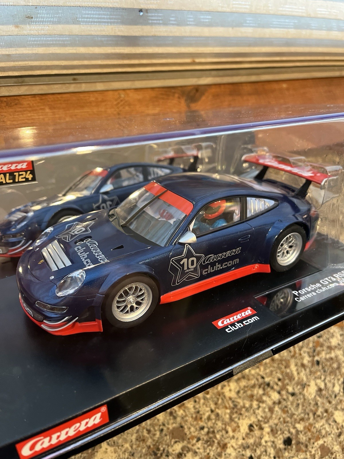 Carrera 124 Digital Slot Car Brand New Rare Porsche 10 Year Anniversary Club Car