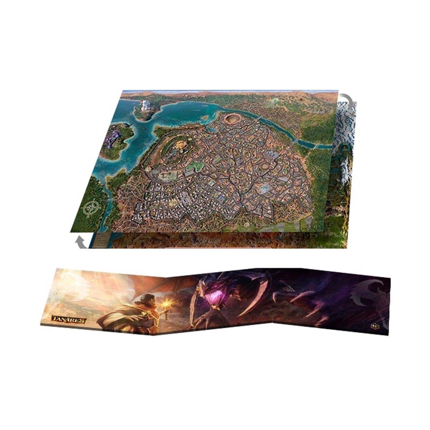 Dragori Tanares RPG for 5E Map & GM Screen Bag New