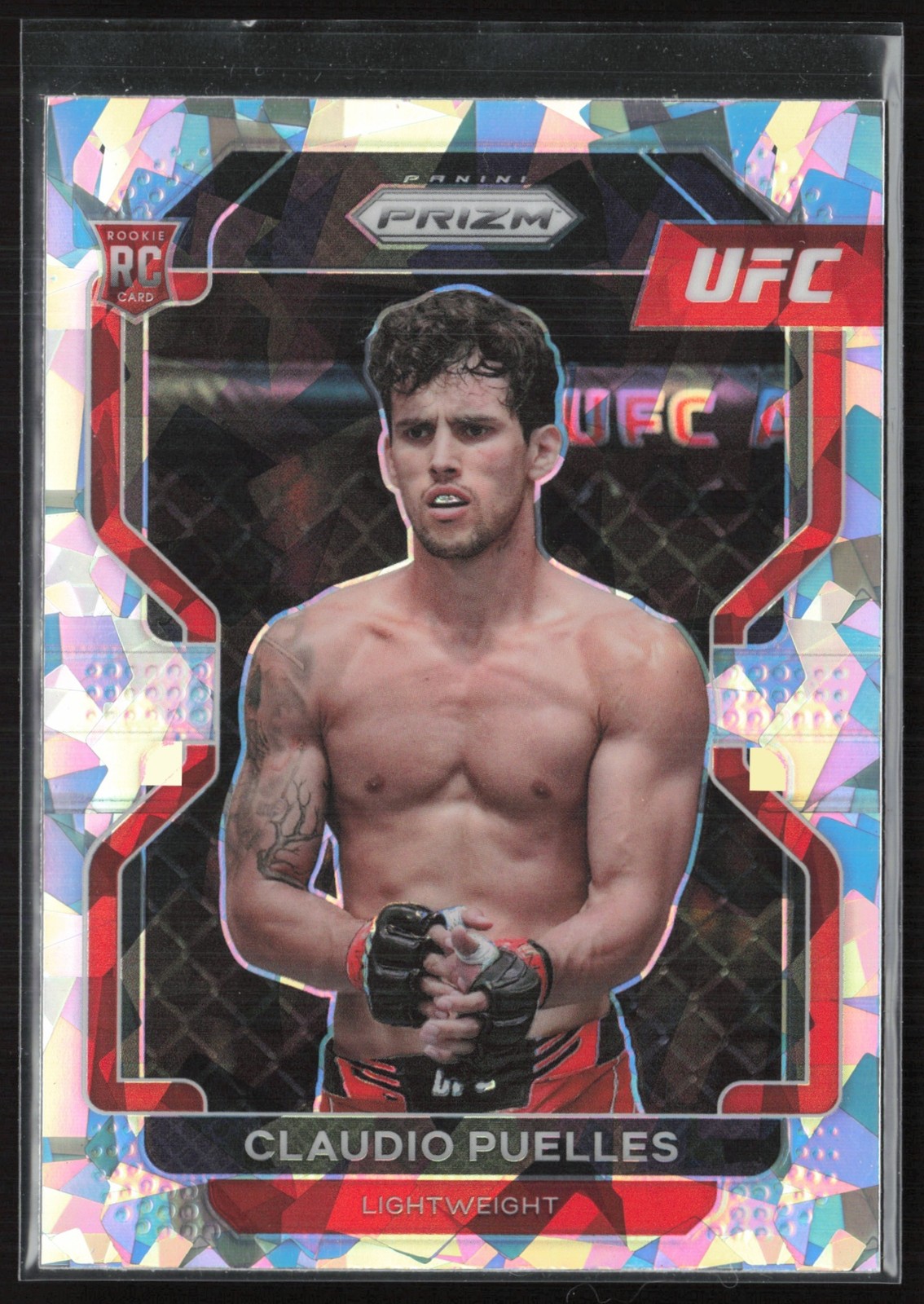 2022 Panini Prizm UFC Claudio Puelles Ice #111 RC