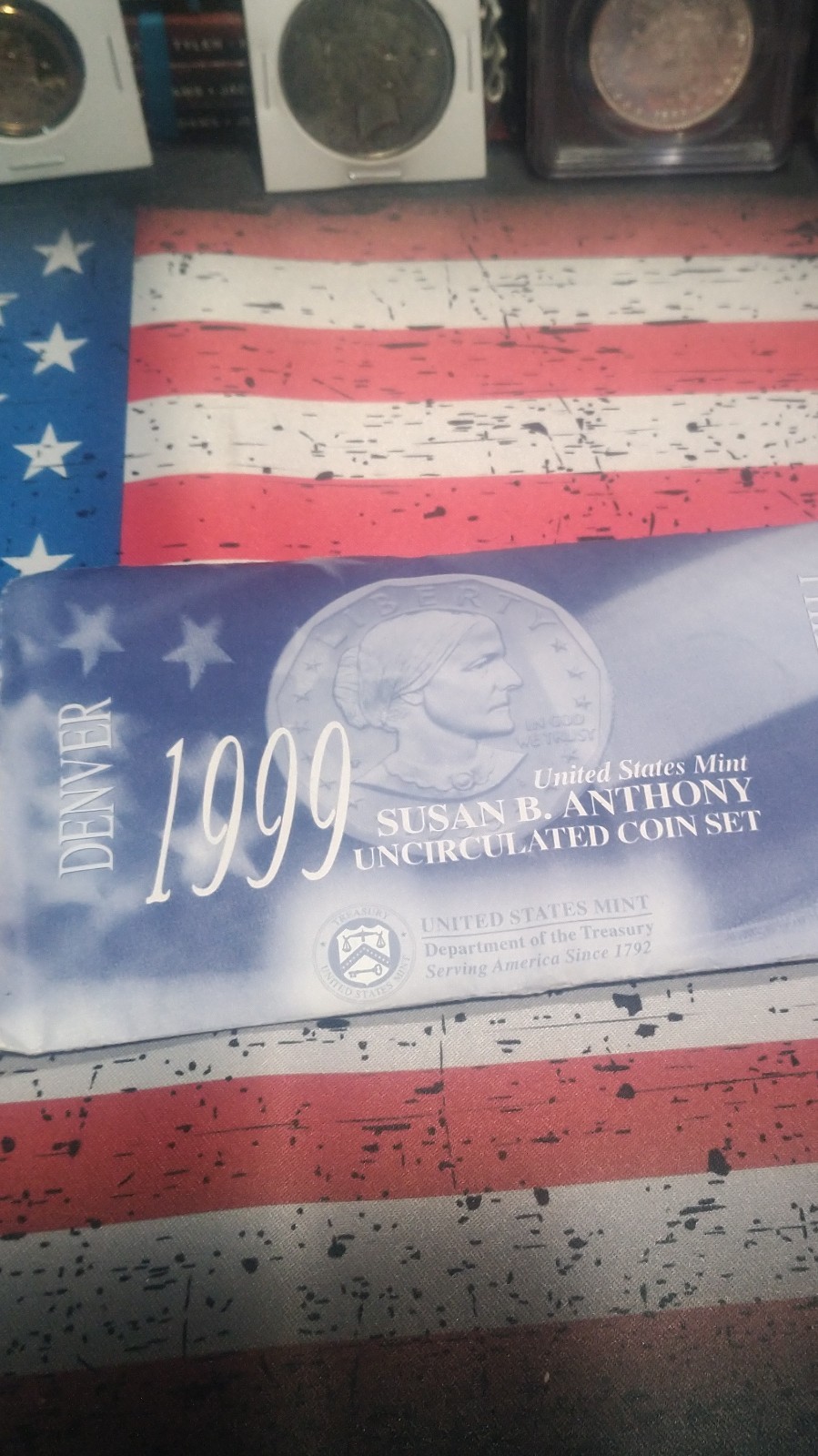 Susan B Anthony $1 Uncirculated Coin Set 1999 Denver U.S. Mint