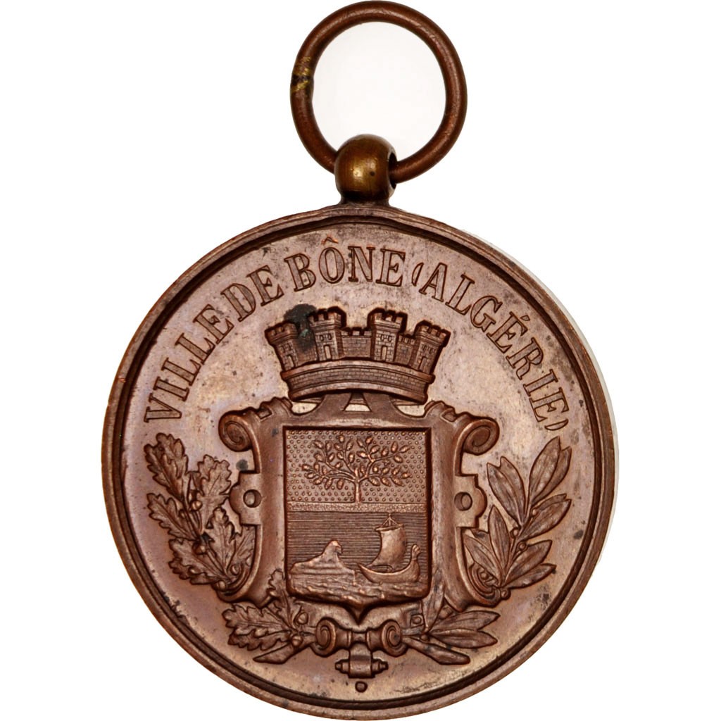 [#405398] France, Medal, Ville de Bône, Algérie, Cercle de Tir, Sports & leisure