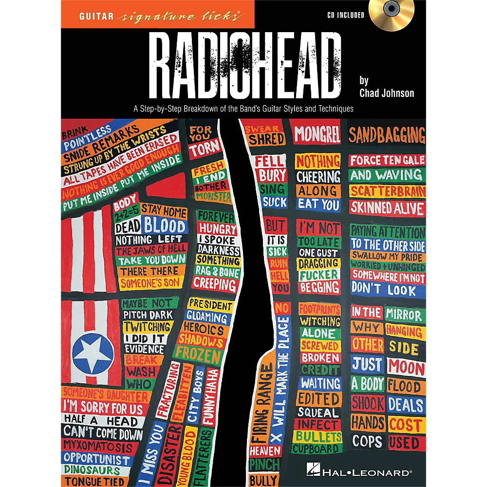Hal Leonard Radiohead - Guitar Signature Licks - A Step-By-Step Breakdown Bk/CD
