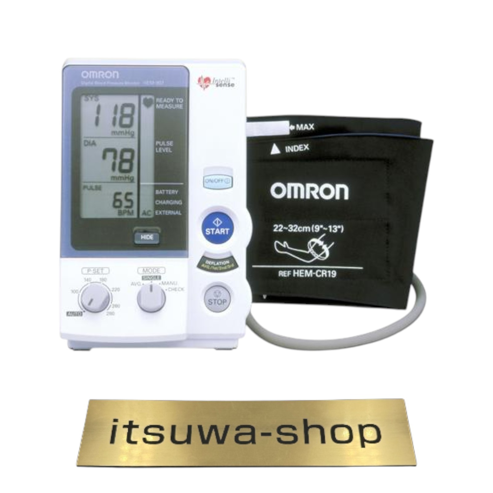 Omron Upper Arm Blood Pressure Monitor HEM-907 Digital Display NEW