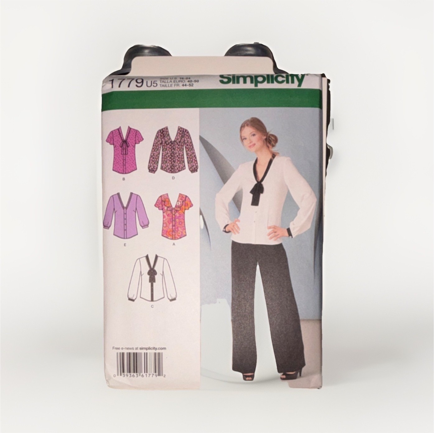 Simplicity 1779 Women's Shirt Tops & Pants Sewing Pattern for Women