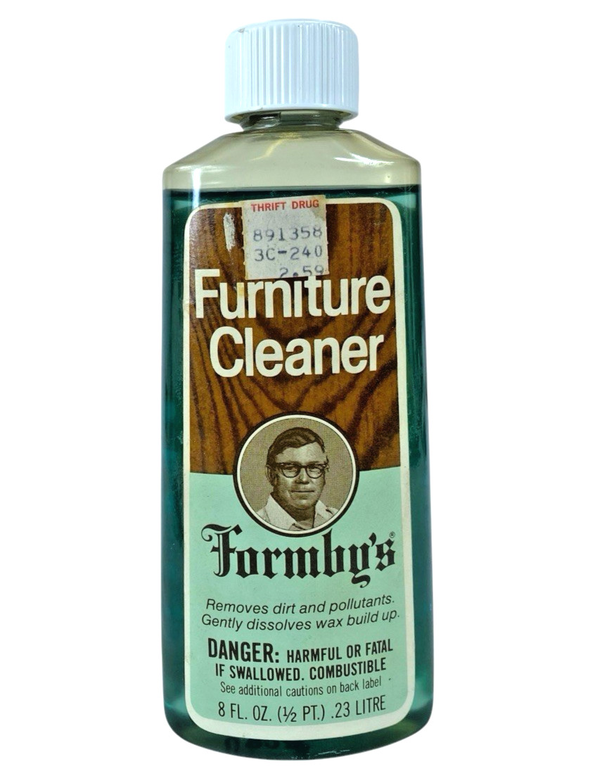VTG NOS 1980s Formula Formbys Furniture Cleaner 8 fl oz Discontinued