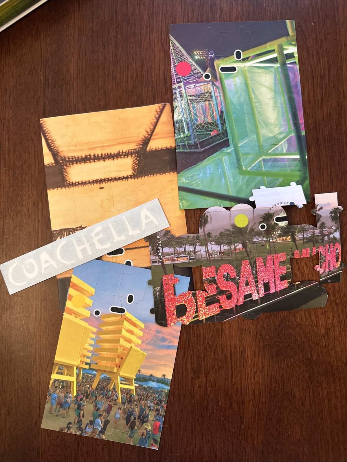 Coachella 2017 Weekend 2 Box- Welcome Guide, Sticker, Planner, Puzzles