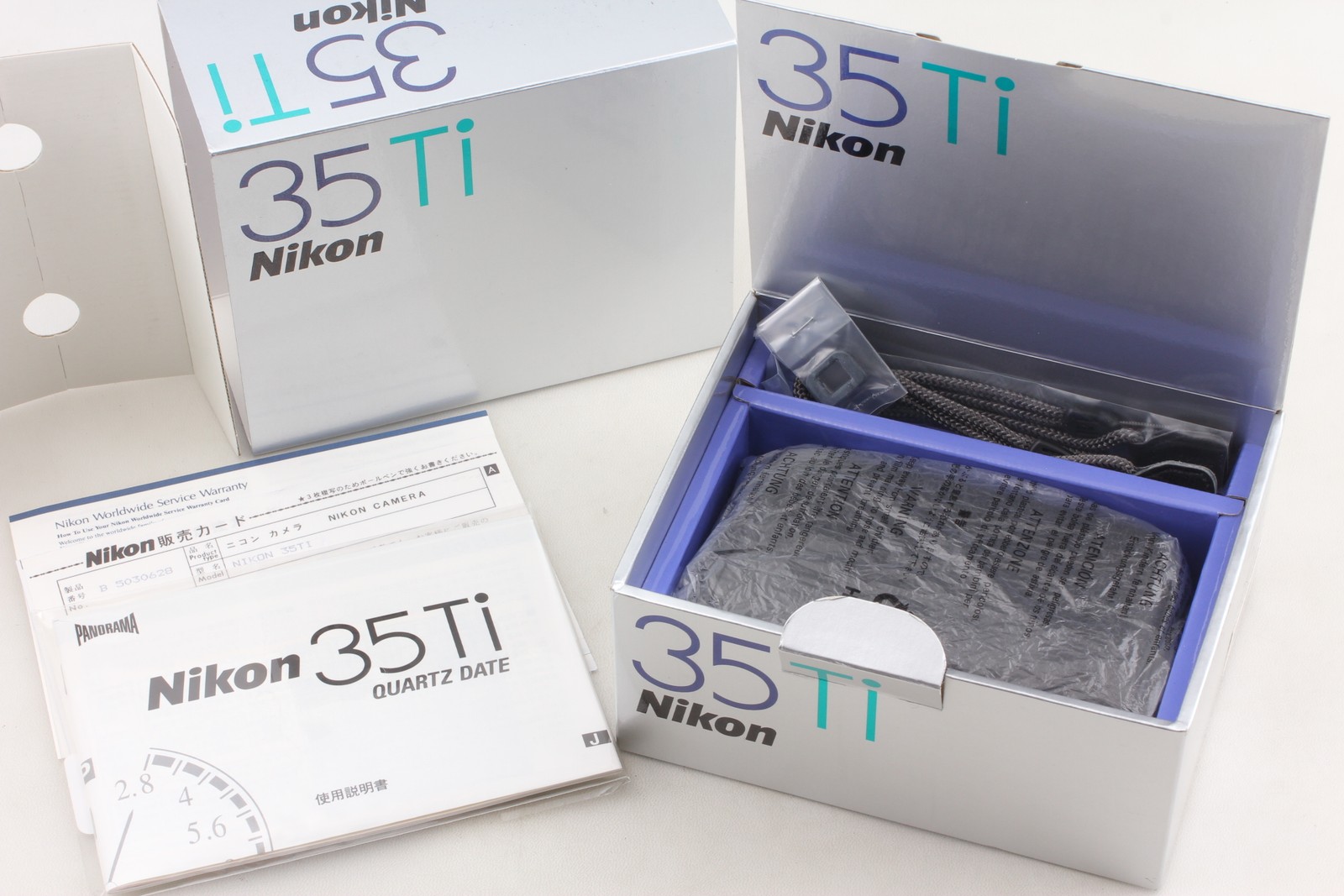 [Unused in Box] Nikon 35 Ti 35mm Point & Shoot Film Camera From JAPAN