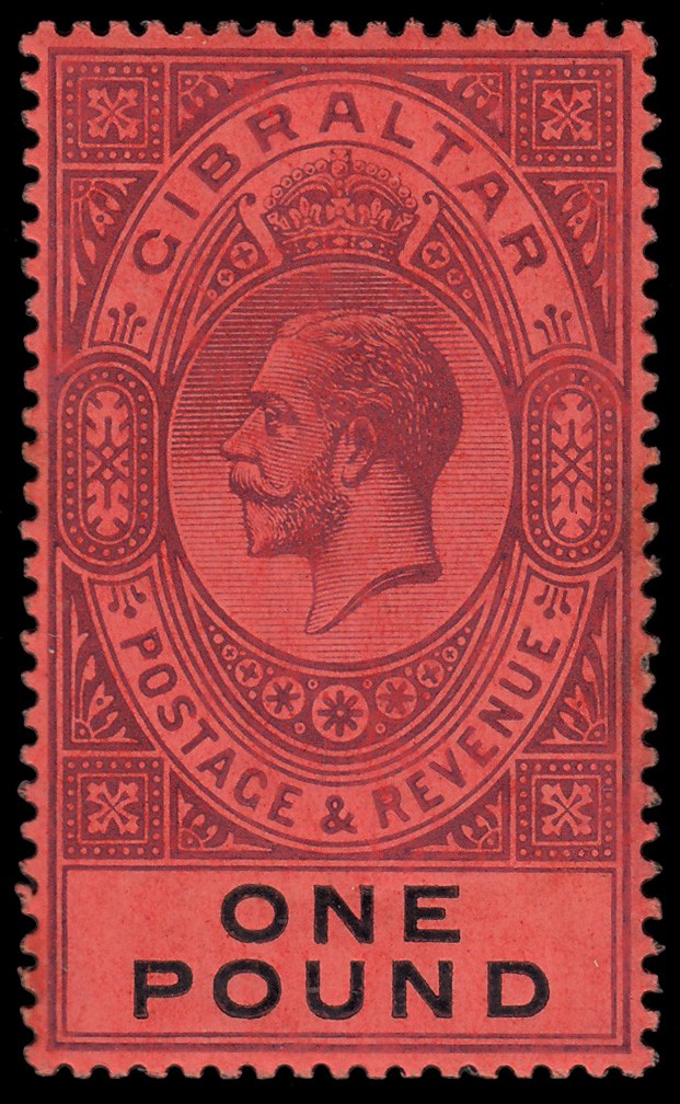 Gibraltar 72 1912-19 Jorge V MNH