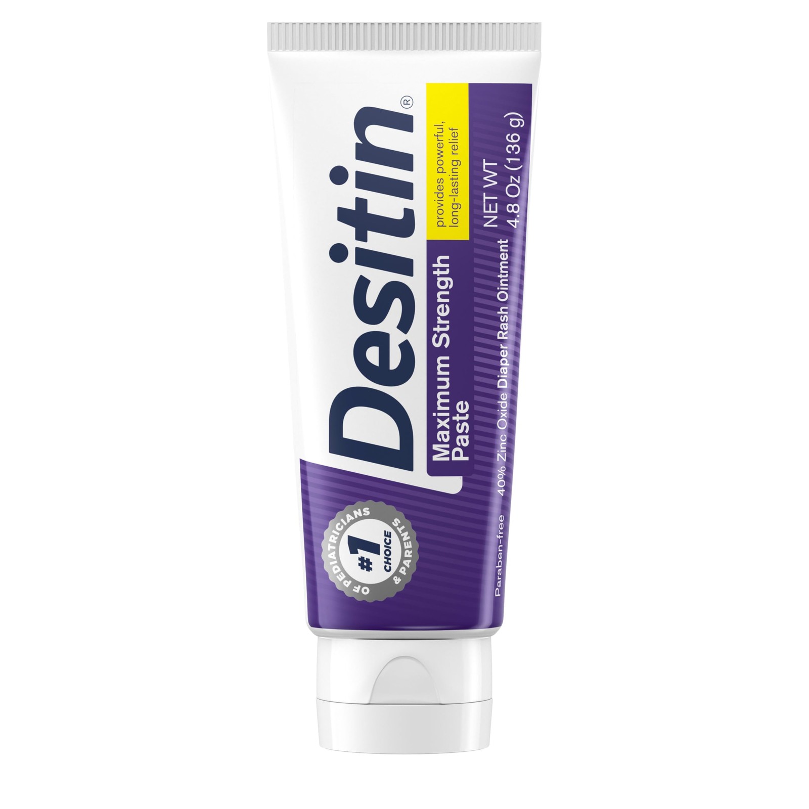 Desitin Maximum Strength Baby Diaper Rash 4.8 Ounce (Pack of 1), Cream 