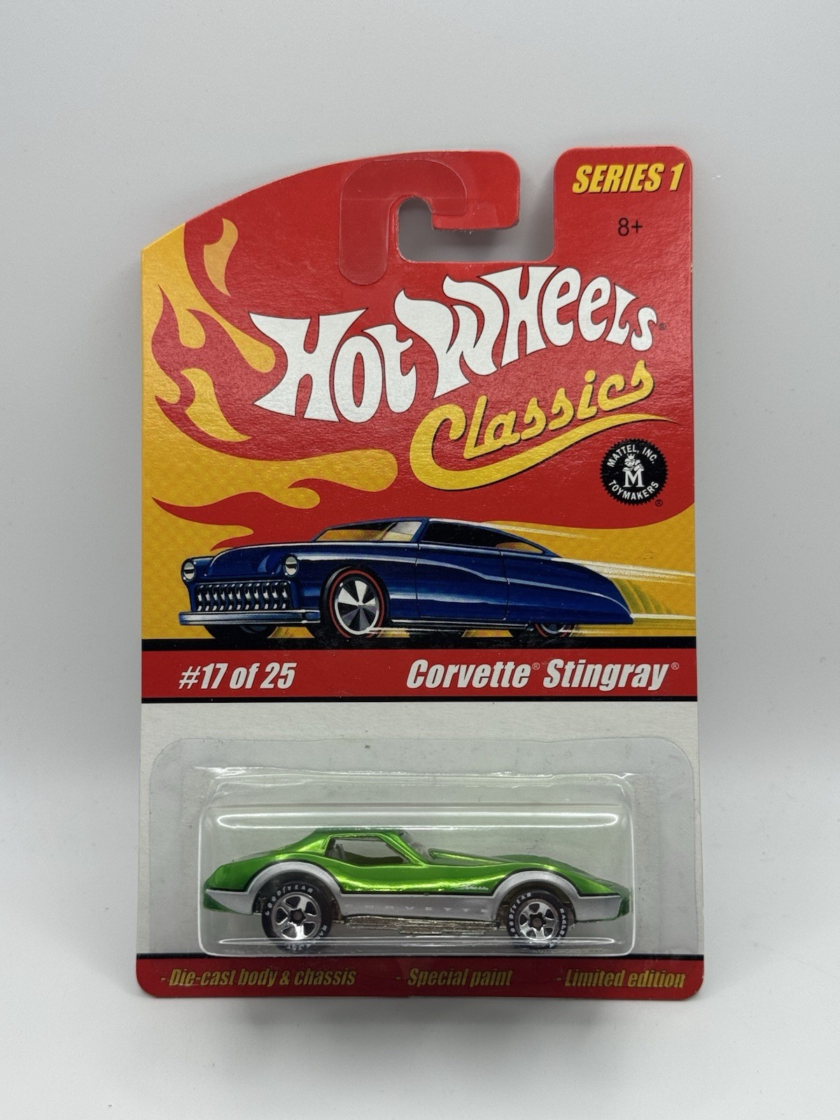 Hot Wheels Classics Corvette Stingray #17 of 25 - 1:64 Diecast Car
