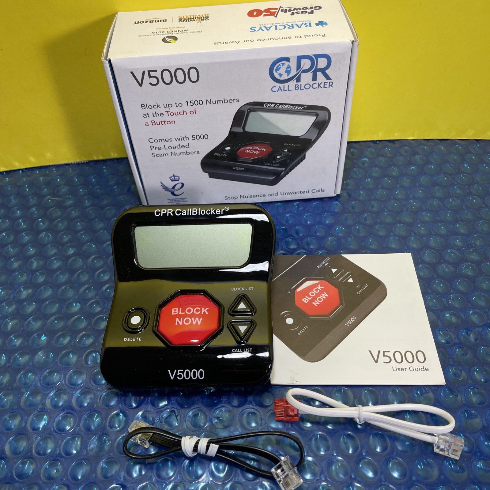 CPR V5000 Call Blocker for Landline Phones - Block All Robocalls and Spam Calls!