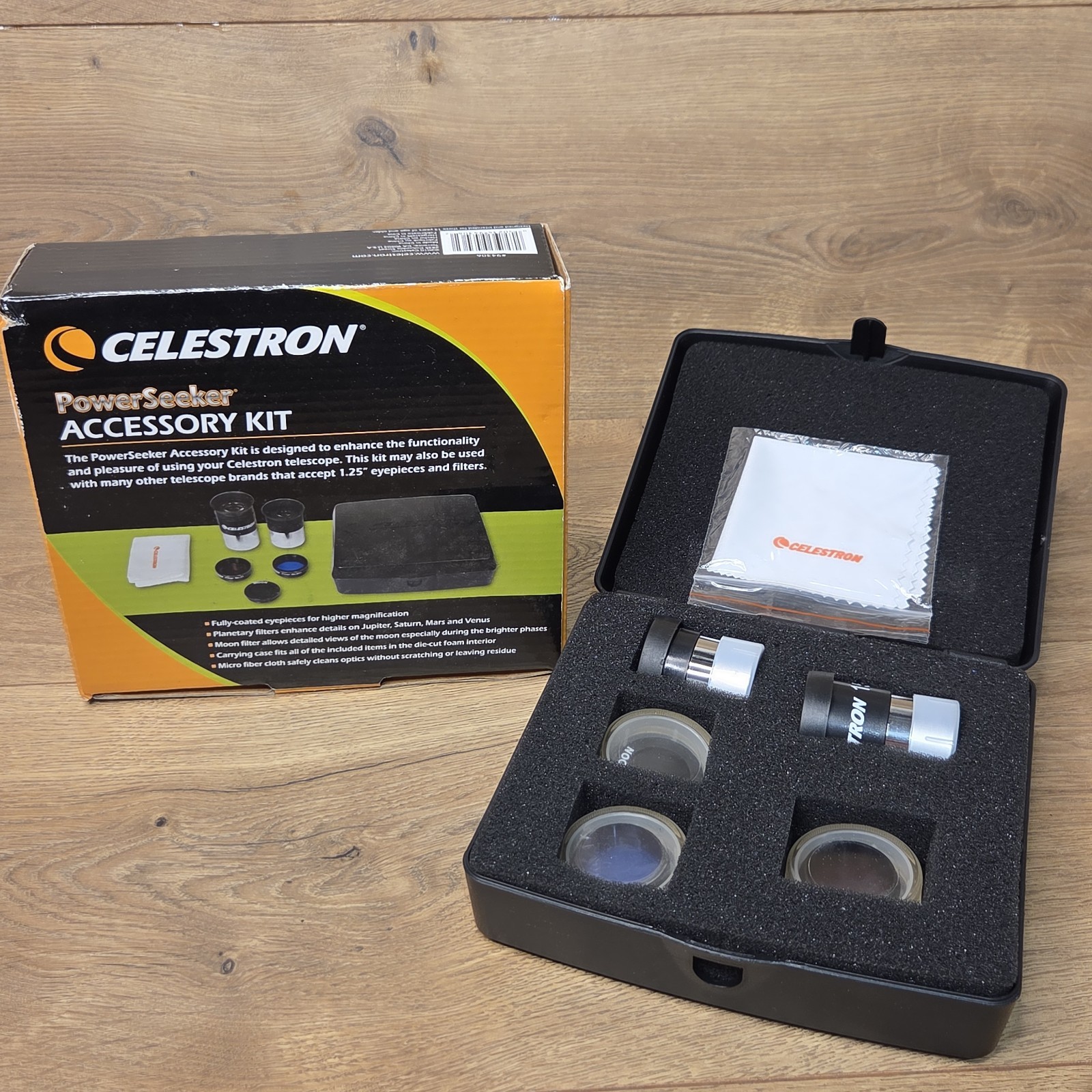 Celestron 94306 PowerSeeker Accessory Kit Extra Lenses and Optics for Telescope