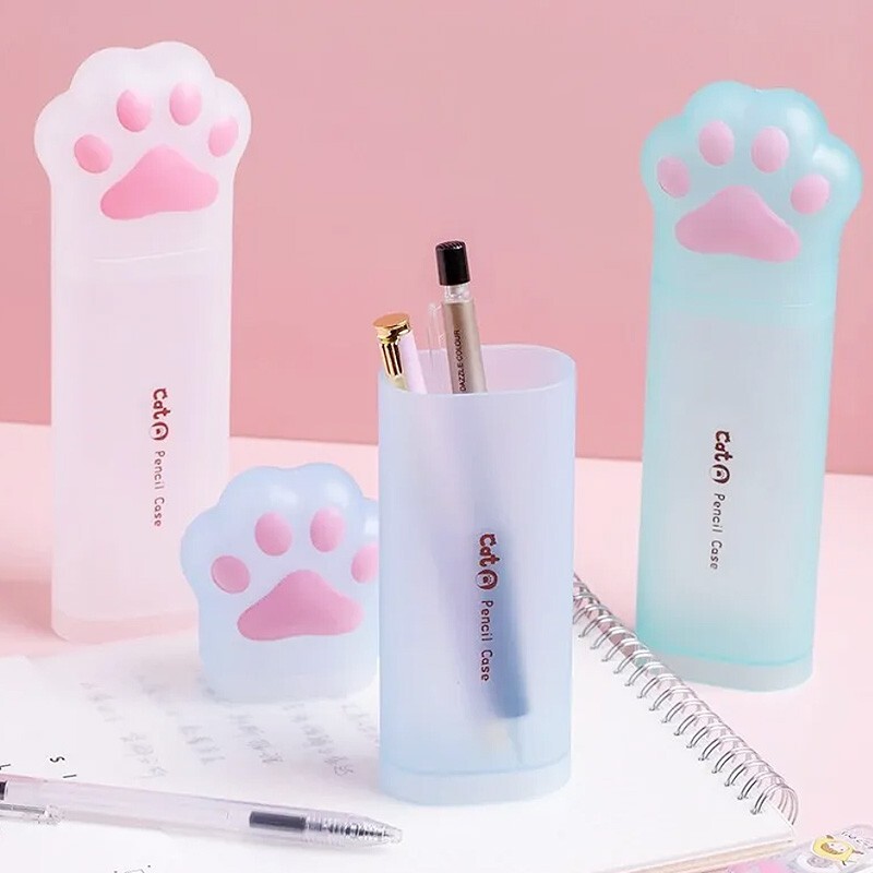 Cat Paw Cat - Pencil Case Pencil Case Kawaii Anime Twingo White NEW