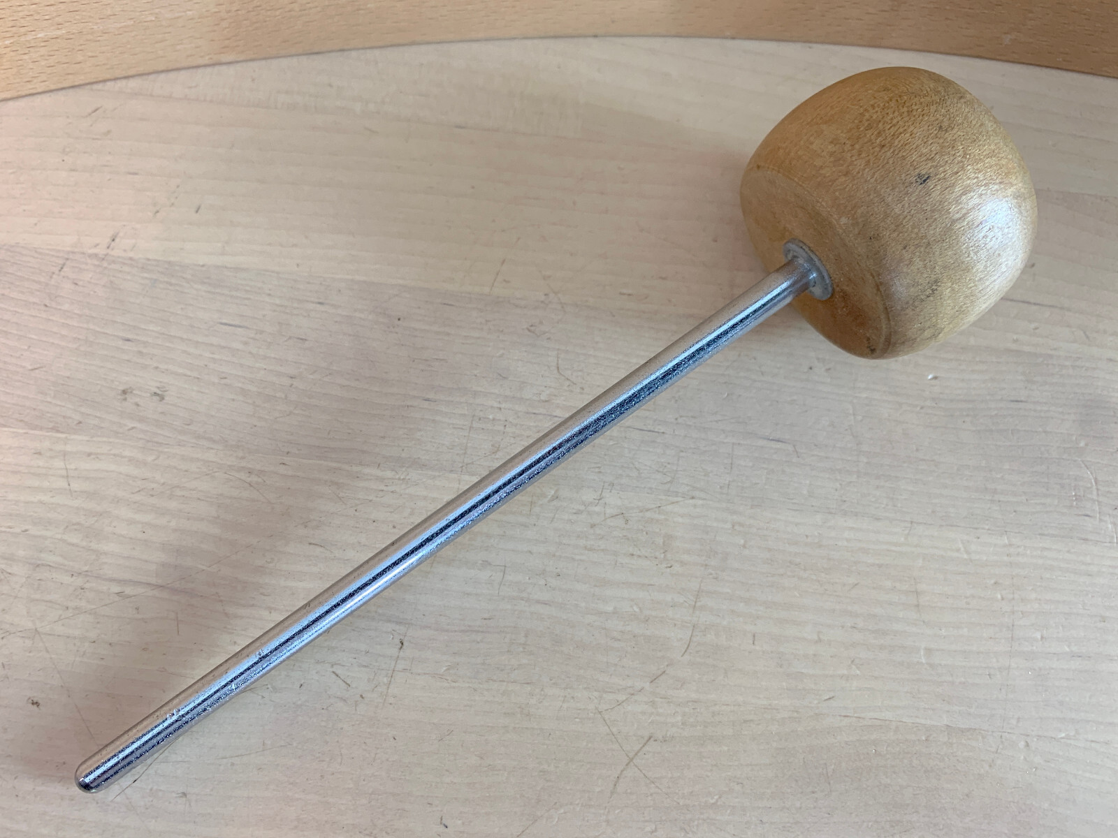 LUDWIG Wooden Bass Kick Drum Pedal BEATER Hammer Striker Part Hard 60s 70s Vtg