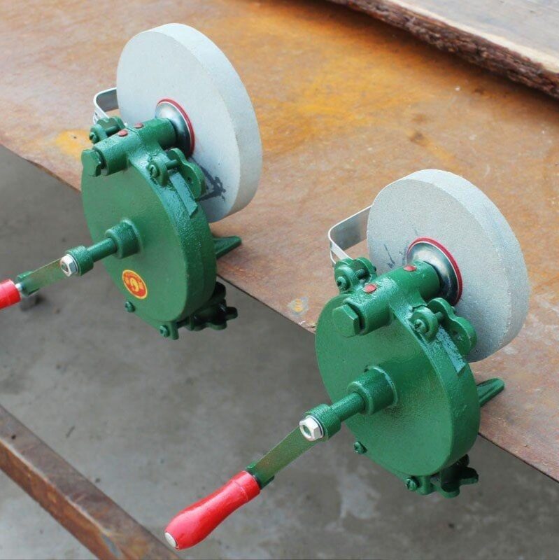 5 Inch/6 Inch Manual Grinder Whetstone Grinding Tool Rack Swing Knife Polishing