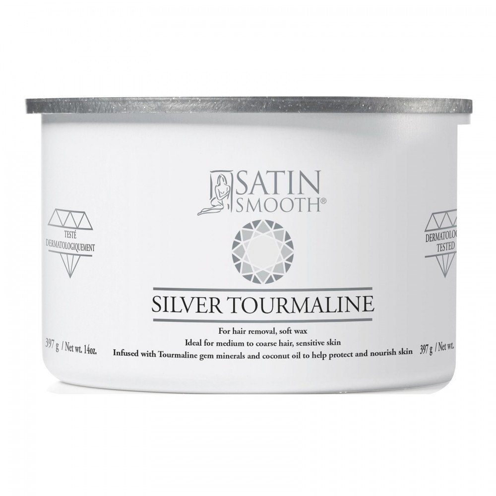 Satin Smooth Silver Tourmaline Wax 397 g 14 oz