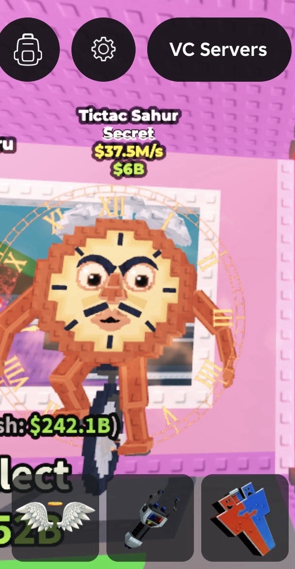 Tictac Sahur Secret Generation Game Item Asset for VC Servers $37.5M/s $6B