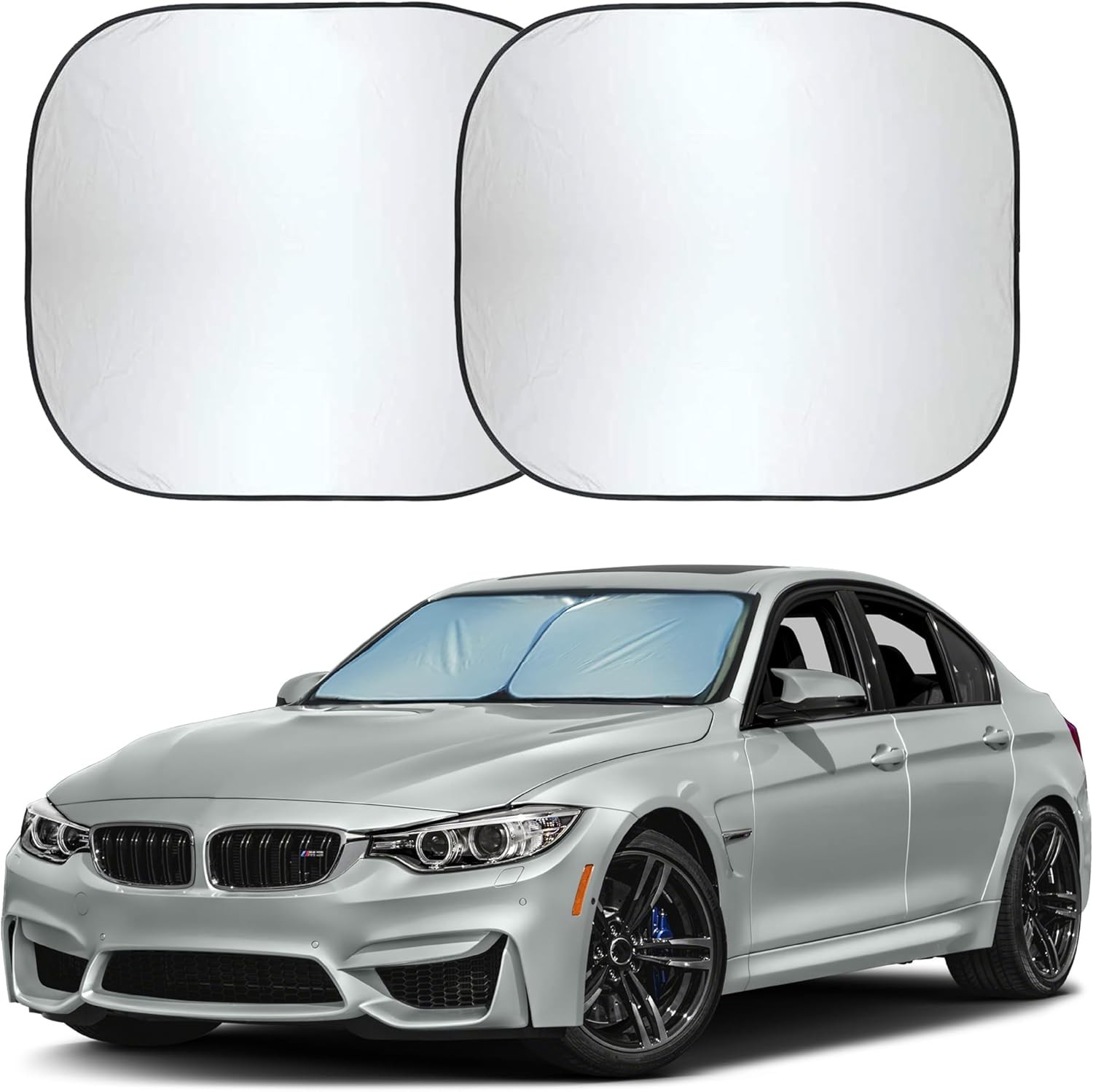 Car Windshield Sun Shade Foldable | Front Windshield Shade for Sun, Heat and UV 
