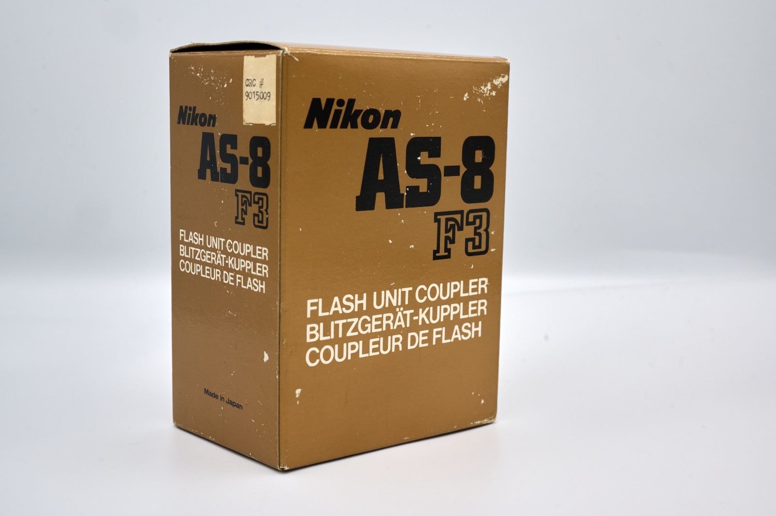 Nikon AS-8 F3 flash unit coupler, NEW in the original box