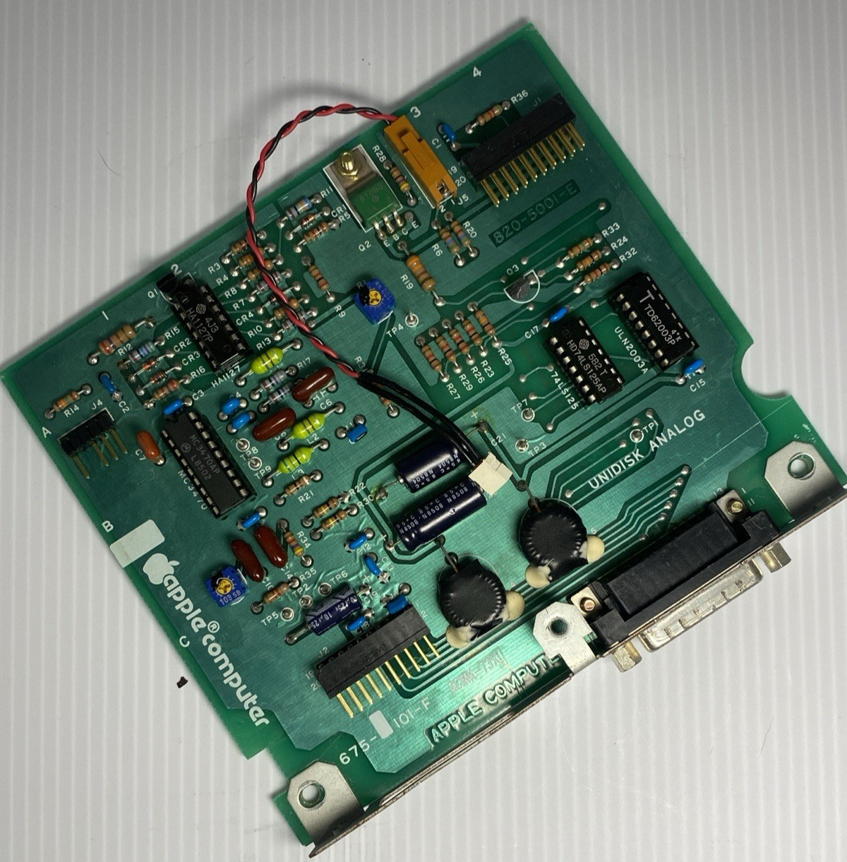 VINTAGE Apple Unidisk Analog Card - Circa 1986 | P/N 820-5001-E | A9M0104