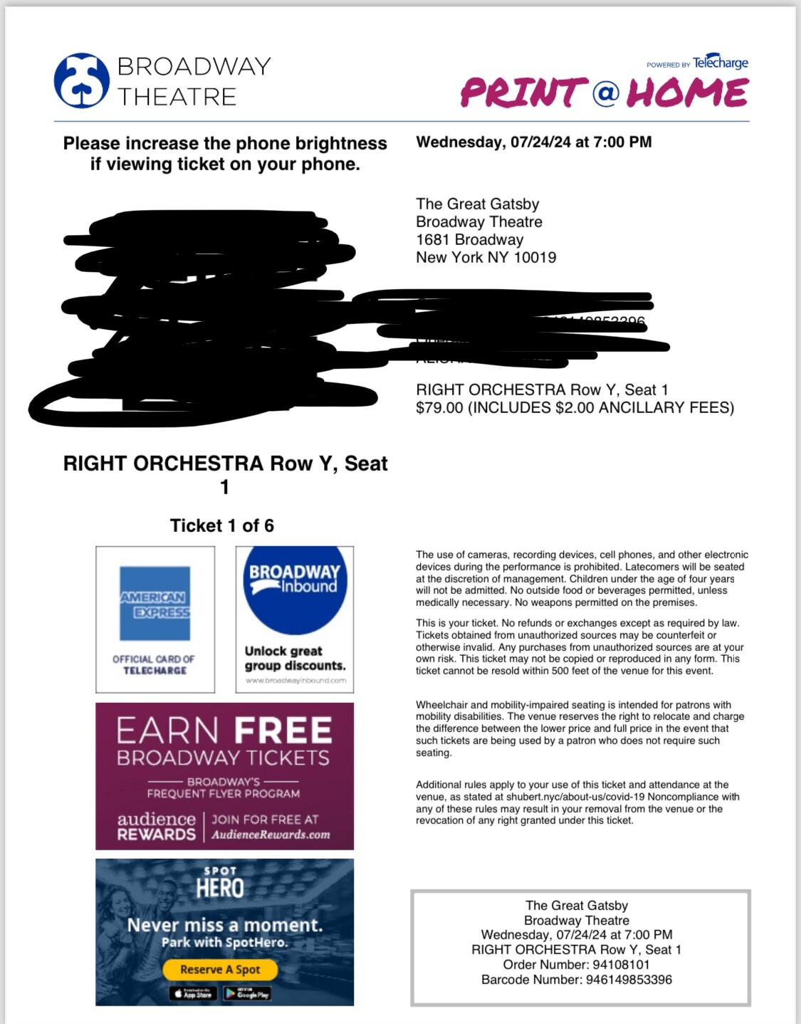 Broadway-The Great Gatsby