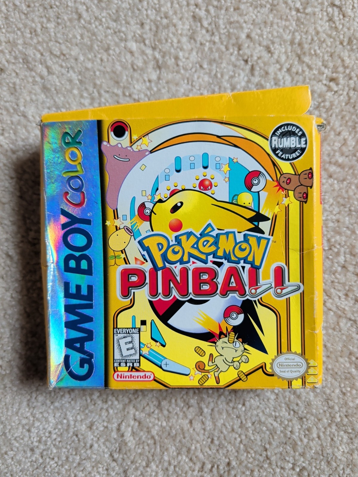 Pokémon Pinball Game Boy Color Box Only