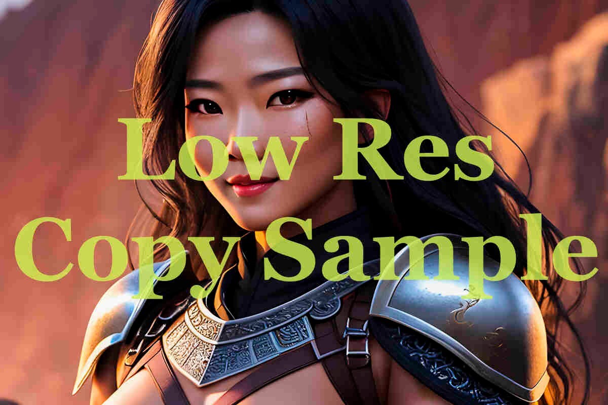 Amazon Women (AI Generated) posing -