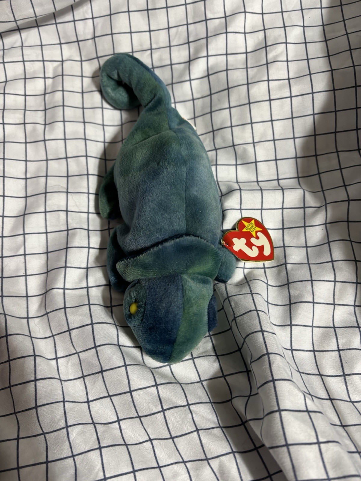Ty Beanie Baby Rainbow Chameleon Retired Original, Ages 3+, 3-4 & 8-11
