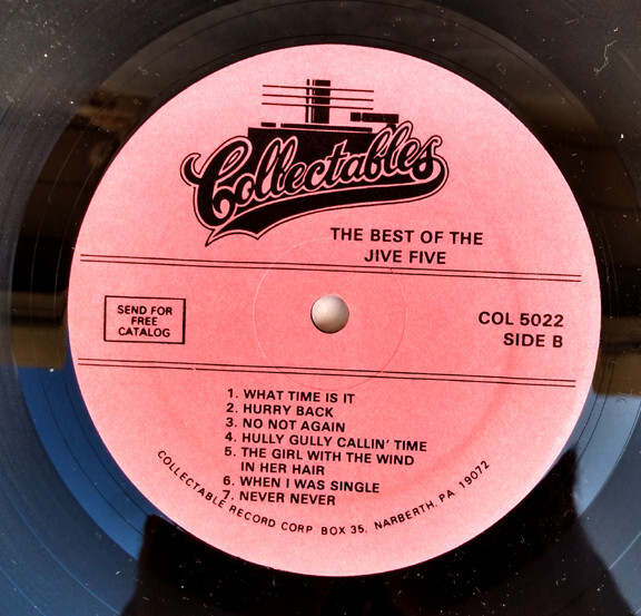 THE TOKENS  "RE-DOO-WOP Featuring MITCH MARGO"   12"  33 RPM   DISC: MINT- !