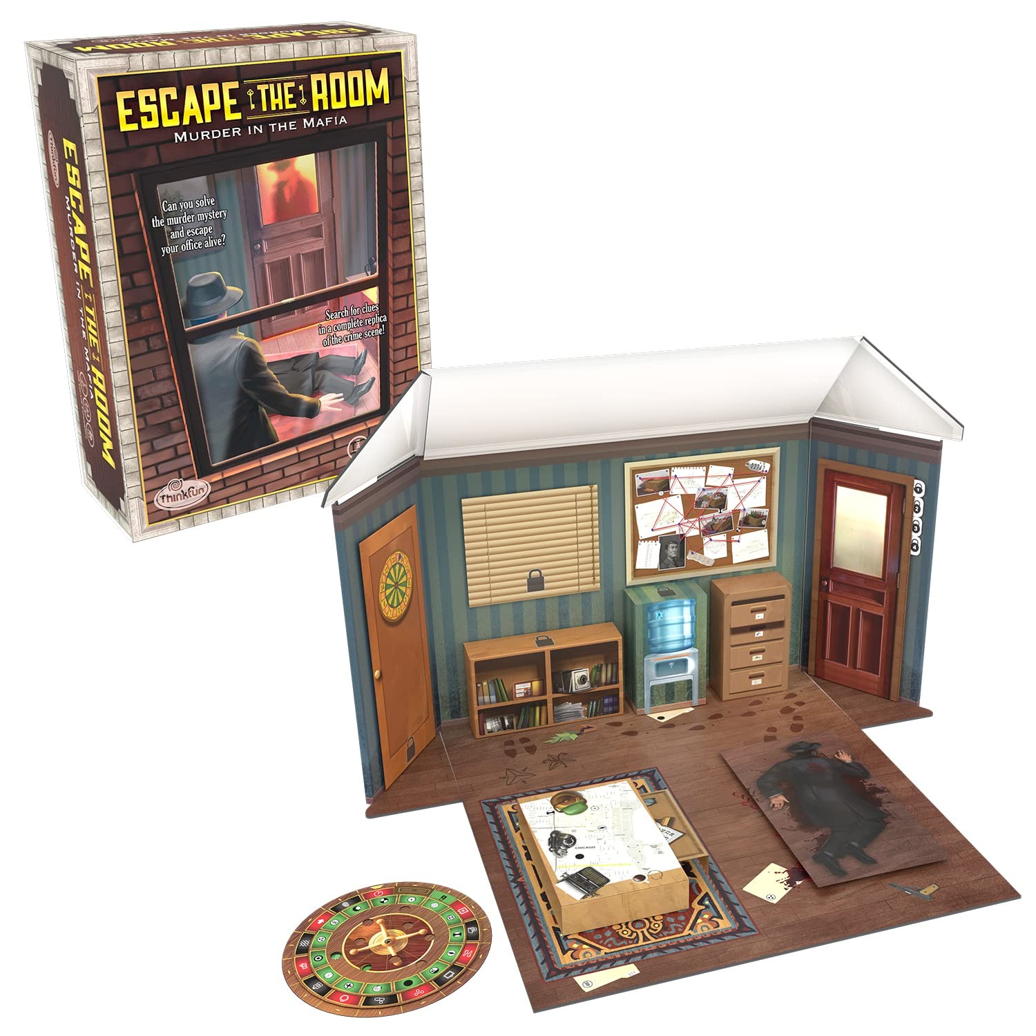 Thinkfun Escape The Room Murder In Mafia Brain Teaser