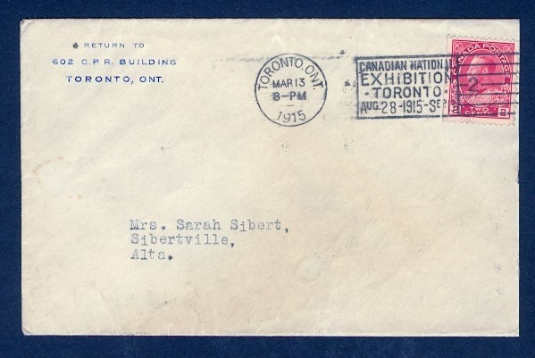 CANADA SIEBERTVILLE ALTA MR 20/15 SPLIT CIRCLE RECEIVER GOOD STRIKE