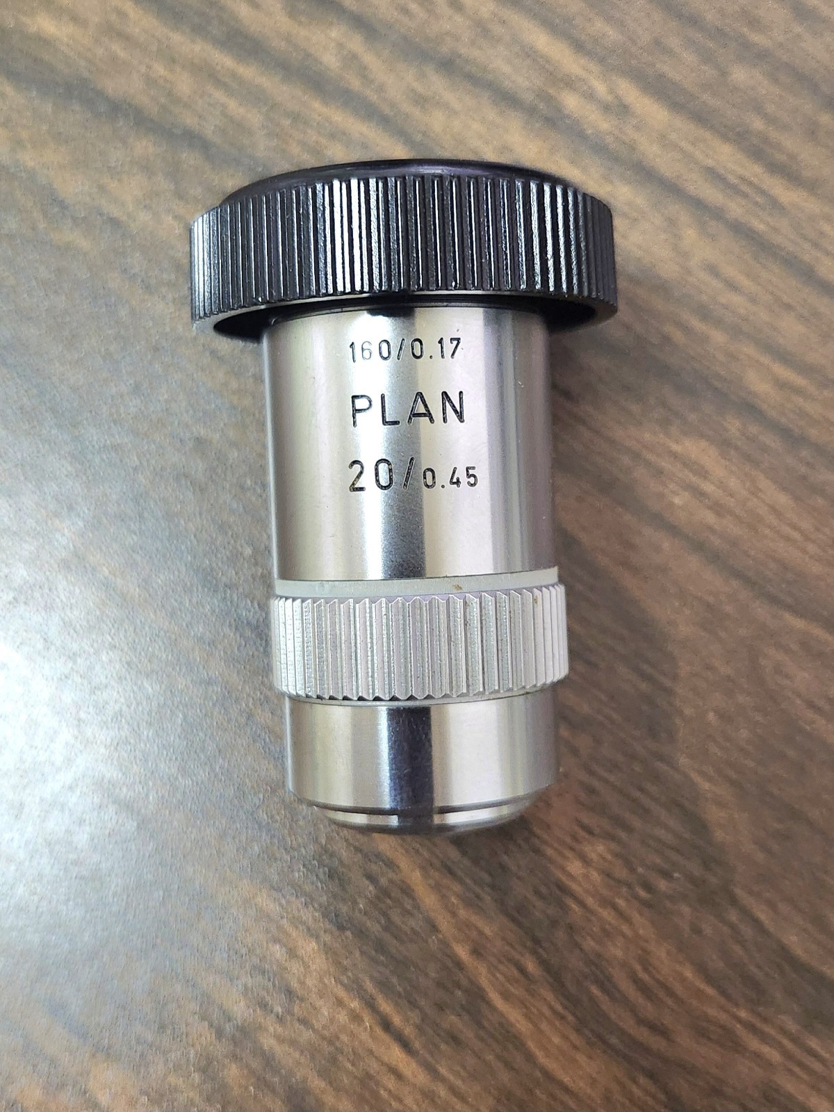 Leitz Wetzlar PLAN 20/0.45 20X Microscope Objective 519865